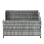 ZUN Dog Bed, Pet Bed, Pet Enclosures, Pet Outdoor Pet Patio Seasonal PE Wicker Pet W170390114