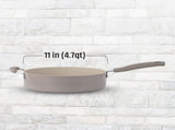 4.7QT Jumbo Cooker with Lid Heavy Gauge Ceramic 82830549