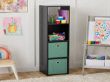 4 Cube Vertical Storage Organizer, Black 66964288