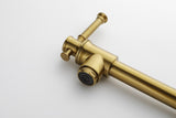Pot Filler Faucet Wall Mount Pot Filler Faucet, Modern Brass Pot Filler Two-Attachment Wall Mount W928104083