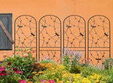 4 Pack Metal Garden Trellis 86.7" x 19.7" Rustproof Trellis for Climbing Plants Outdoor Flower W1586P268047