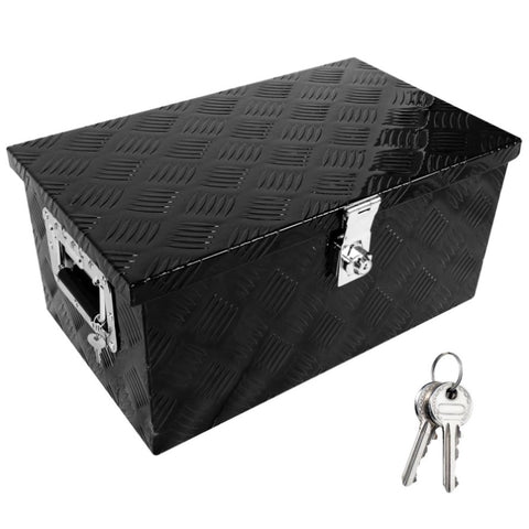 ZUN 20 Inch Aluminum Truck Tool Box, Truck Bed Tool Storage Box with Side Handle,Lock and 2 Keys, W2788P190917