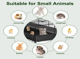Modular Metal Small pet exercise pen DIY Multi Shape Layout, Metal Pet Enclosure Multi Tier L Square 12363411