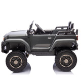 ZUN 24V Two-seater Kids Ride On Car W/Parents Remote Control, Licensed Toyota LC250,4WD,220w Motors,With W1396P178755