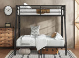 Metal Twin over Full Bunk Bed for Teens and Adults,Space-Saving/Noise Reduced/No Box Spring Needed, W1580P368409
