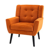 Modern Soft Velvet Material Ergonomics Accent Chair Living Room Chair Bedroom Chair Home Chair With W676P313963