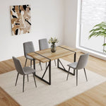 ZUN Dining Chairs Set of 4,Modern Kitchen Dining Room Chairs,Upholstered Dining Accent Chairs in linen 78423096