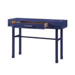 ZUN Blue Writing Desk with 1 Drawer B062P185678