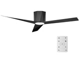 Ceiling Fans with Dimmable Led Lights, 52 Inch Flush Mount Ceiling Fan Remote Control, Quiet DC 08567897