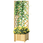 ZUN Wooden Planter、Flower shelf 53242736