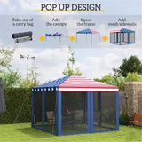 ZUN 3X3M Pop Up Canopy Party Tent -AS （Prohibited by WalMart） 12317303