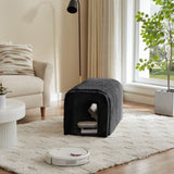 Ottoman Storage Bench Pet Supplies Corduroy Bench Cat's nest to hide For the Living Room, Entryway W1825P254870