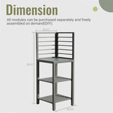 Outdoor Kitchen Island with, Aluminum Kitchen Island Outdoor Prep Table with Double W1859P171915