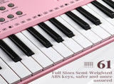 GEP-110 61 Key Keyboard with Piano Stand, Piano Bench, Built In Speakers, 79250900