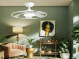 Light Pro 22 in. LED Indoor white Smart Ceiling Fan with DC Motor Unable ship on weekends, TK/TEMU 14486000