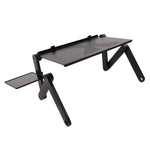 ZUN 48 x 26cm Portable Home Use Assembled Folding Table Black 20797798