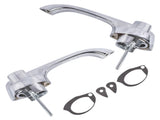 2x Chrome Exterior Door Handles Fits for Chevy Camaro Pontiac Firebird 1967-1969 44247993