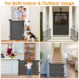 61in Wide Retractable Safety Gate - Adjustable for Doorways, Stairs & Patios - One-Hand Lock/Unlock, 53550805