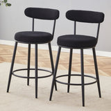 Fashionable and Comfortable - Two Sets of Ergonomic High Legged Bar Chairs, With Black Breathable W1151P279689