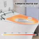 Luxury Smart Toilet with Dryer and warm water, Elongated Bidet Toilet with Heated Seat, with Remote WF314235AAA