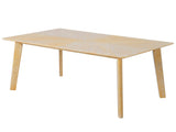 Retro Dining Table, Kitchen Room Table for 6, Minimalist Rectangular Dinette Table for Dining Room N752P294999D