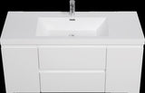 48" Floating Bathroom Vanity with Sink, Modern Wall-Mounted Bathroom Storage Vanity Cabinet with W1573P152687