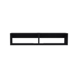 ZUN Rockwood Floating TV Stand with Open Storage Shelves and Cable Management B200P173212