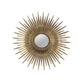 28.3" in Retro Design Gold Sunburst Metal Wall Mirror Decorative Mirror for a Bedroom, Dressing W2078124328