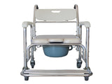 Multifunction Heavy Duty Memory Foam Commode Chair Adult Bathroom Toilet Seat White & Beige 62123836