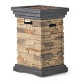 19.50'' STONE MGO FIRE COLUMN - 40 000 BTU 57561.00-40K