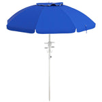 ZUN Outdoor beach umbrella-Sapphire Blue （Prohibited by WalMart） 00404610