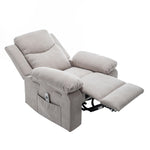 ZUN Power Recliner Chair with Adjustable Massage Function, Velvet Electric Power Chair for Elderly with W1998120239