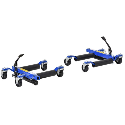 ZUN Car Hydraulic Wheel Dolly Tire Jack 1500LBS Set of 2 66822562