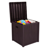 ZUN 51gal 195L Outdoor Garden Plastic Storage Deck Box Chest Tools Cushions Toys Seat Waterproof 80213979