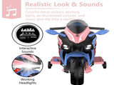 12V Electric Motorcycle for Kids, Powered Toy Motorcycle, Child Motorcycle Ride On with Light Wheels 64722568