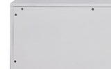 Metallic Silver and Champagne 3-Drawer Console Cabinet B062P209180