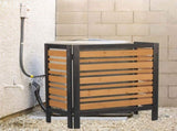 3-Panel Outdoor Air Conditioner Fence Screen, Outsideood Privacy Fence, Backyard Garden Patio 38" W2640P389716