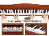 GDP-203 88 Key Standard Full Weighted Keyboards Digital Piano with Metal Stand, Power Adapter, 09926321