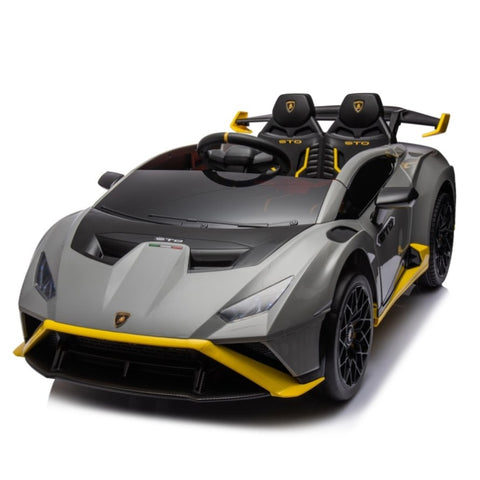 ZUN Lamborghini Huracan Sto 24V Kids Electric Ride-On Drift Car: Speeds 1.86-5.59 MPH, Ages 3-8, Foam W1396P155005