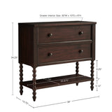 ZUN 2 Drawer Accent Chest B03548934