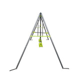 XNS081 lime green interesting swingset with plastic safe swing set 440lbs for outdoor playground for W1711140287