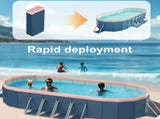 3.0m PVC folding pool bathes and cools in summer, suitable for outdoor patio beach W2710P337295