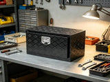 24 x 14 x 16 Inch Underbody Truck Storage Box Plate Waterproof Tool Box with T-Handle Latch and Keys 80124798