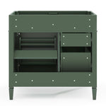 ZUN 36'' Bathroom Vanity without Top Sink, Modern Bathroom Storage Cabinet with 2 Drawers and a Tip-out WF315154AAF