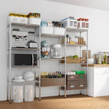 62.9''W Adjustable Storage NSF Wire Shelving Unit Multiple rows Shelving for Storage Rack 36037716