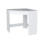 ZUN White Spacious Drawer Corner Desk B062P175190