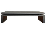 Modern Coffee Table, Black Wooden Coffee Table, Rectangle Cocktail Tea Table for Living Room, 47.6" W2729P198990