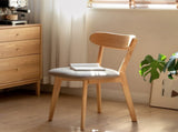 (Set of 2 pcs) Dining Chairen FAS Grade Oak Natural Made in North America 100% Dirt-free W1283P256524
