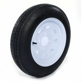 2x tires Trailer Tires & B 4 Ply Construction Painted White 780 Lbs 79223231