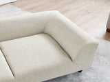 Pet sofa with backrest and armrests, modern rectangular pet sofa suitable for small and medium dogs, 44113590